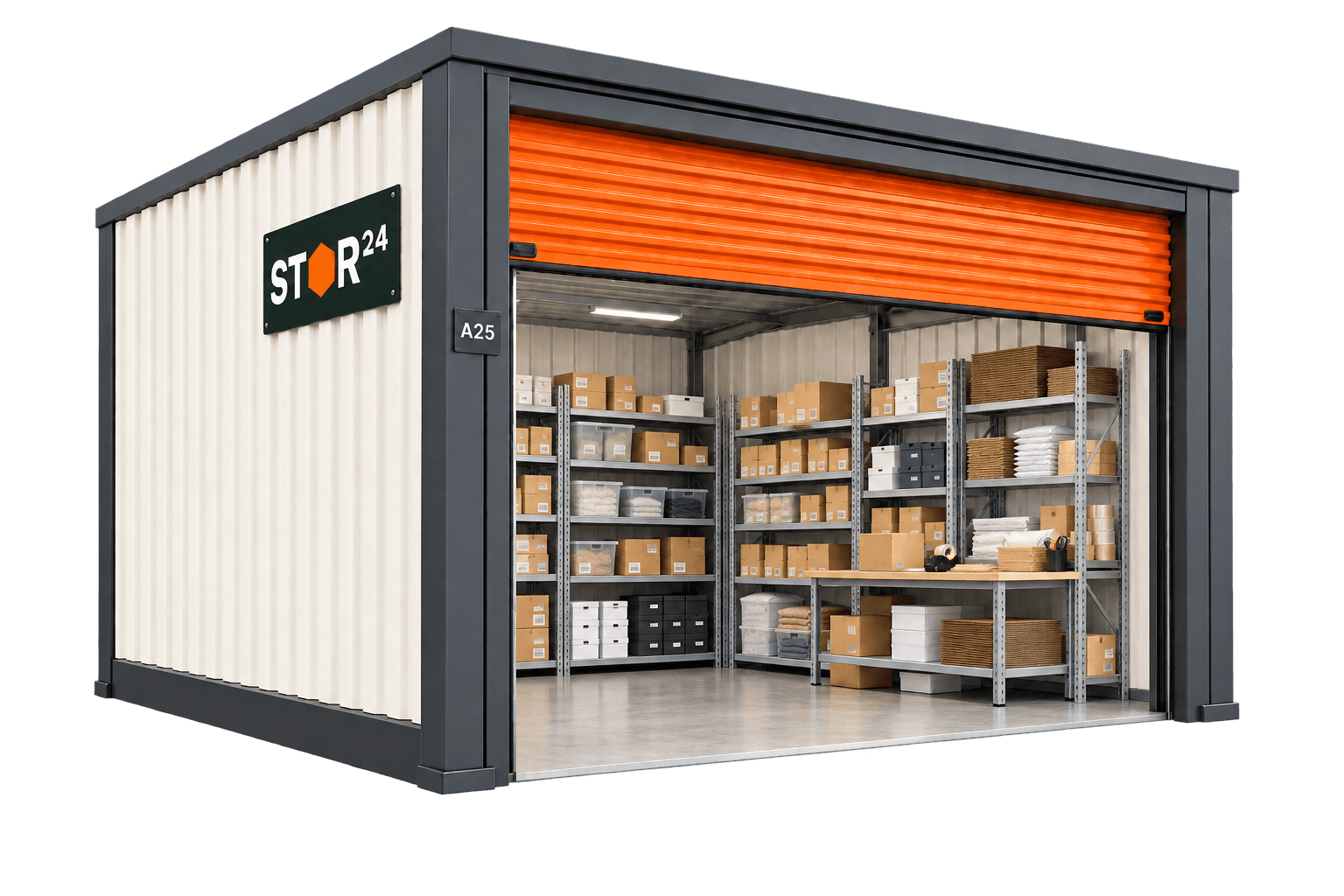 Illustrative STOR24 micro warehouse for retail