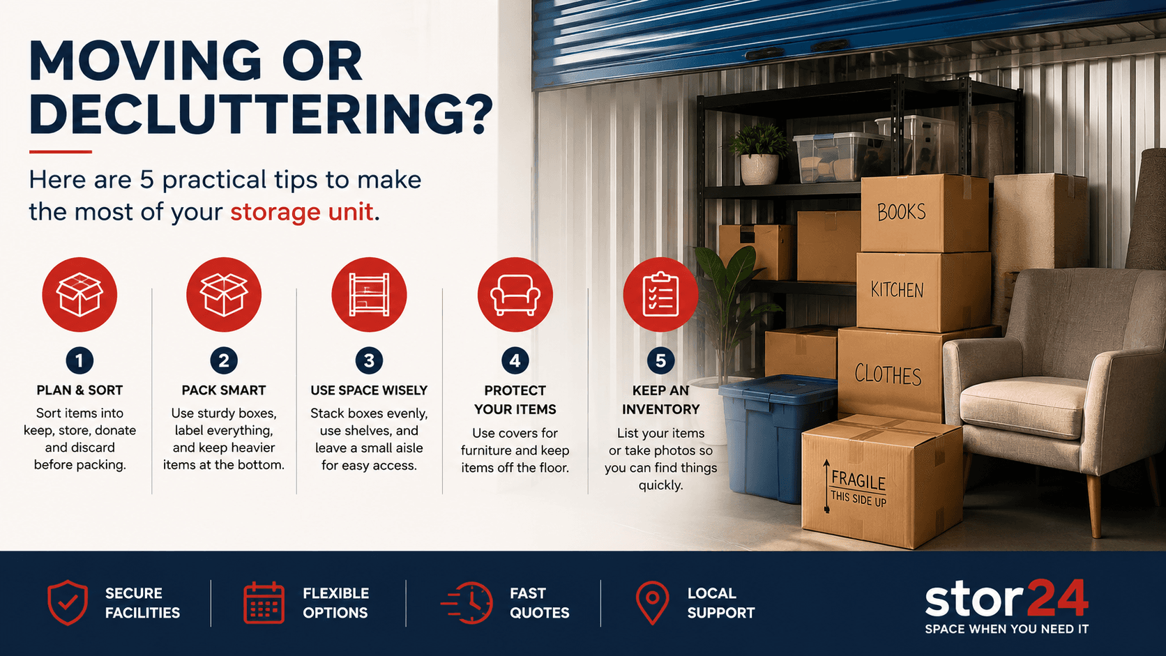 How to Choose the Right Storage Unit Size