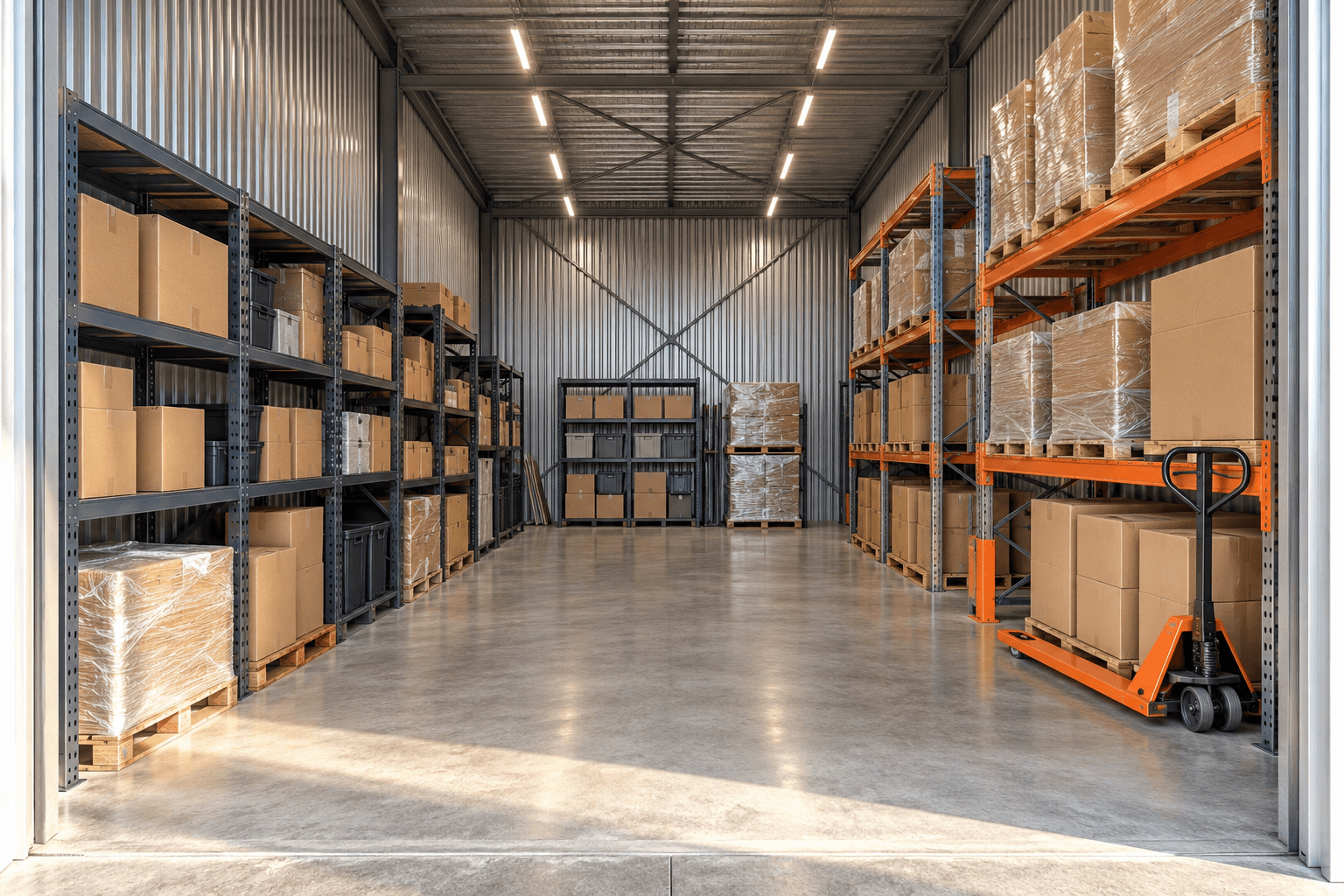 Growing business: illustrative business storage interior