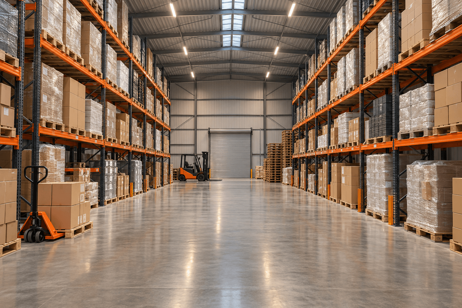 More room to grow: illustrative business storage interior